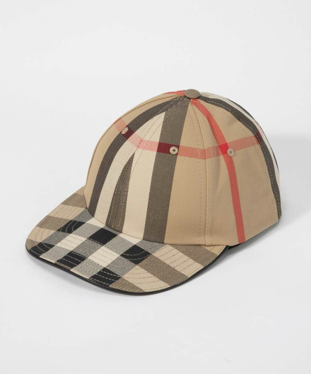 BURBERRYGIANT CHECK CANVAS BASEBALL CAP キャップ | U-STREAM