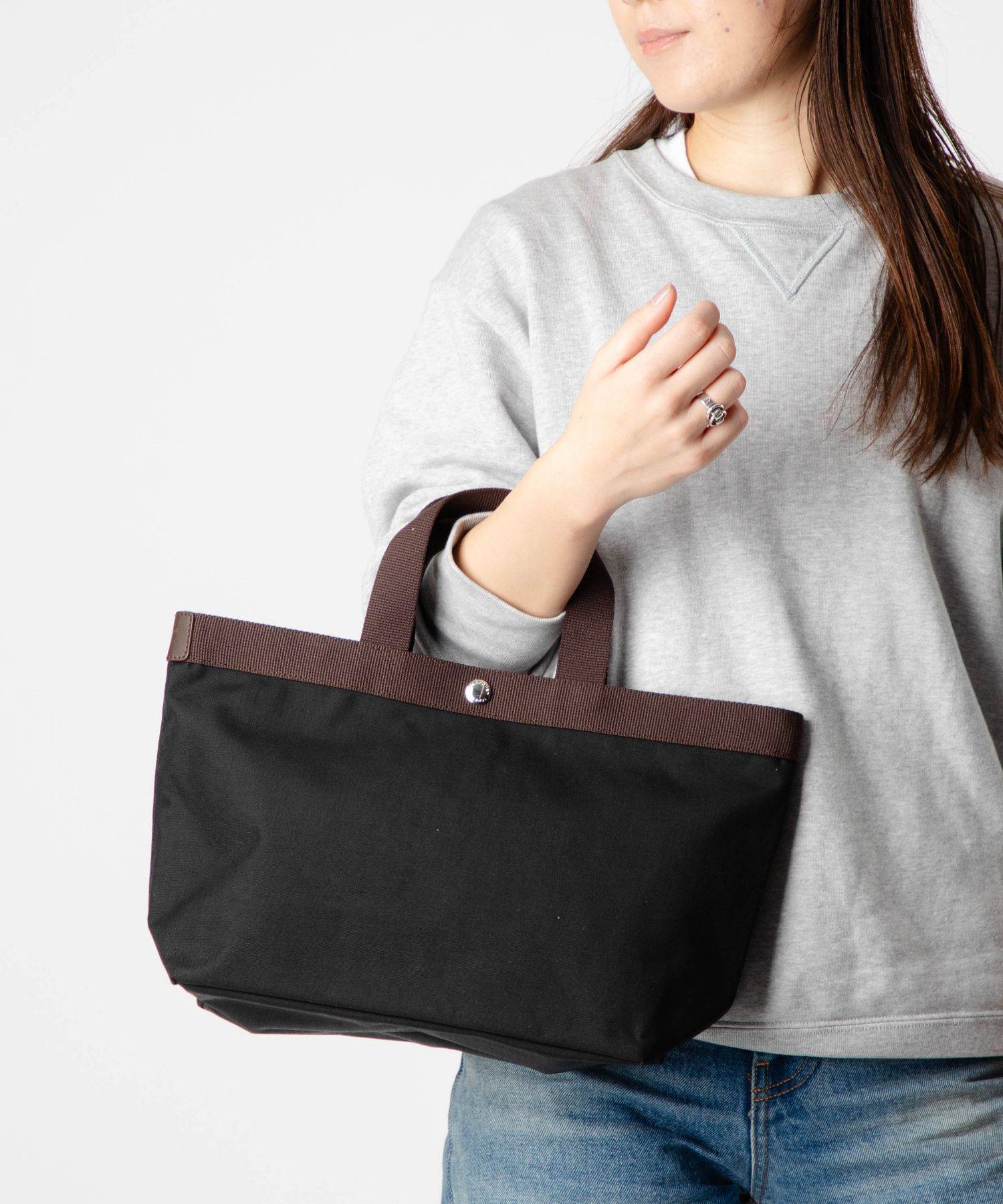 ✨美品 Herve Chapelier コーデュラスクエアトートバッグ 605C HERVE CHAPELIERCordura Nylon Square Tote B5 Size (M) コーデュラ