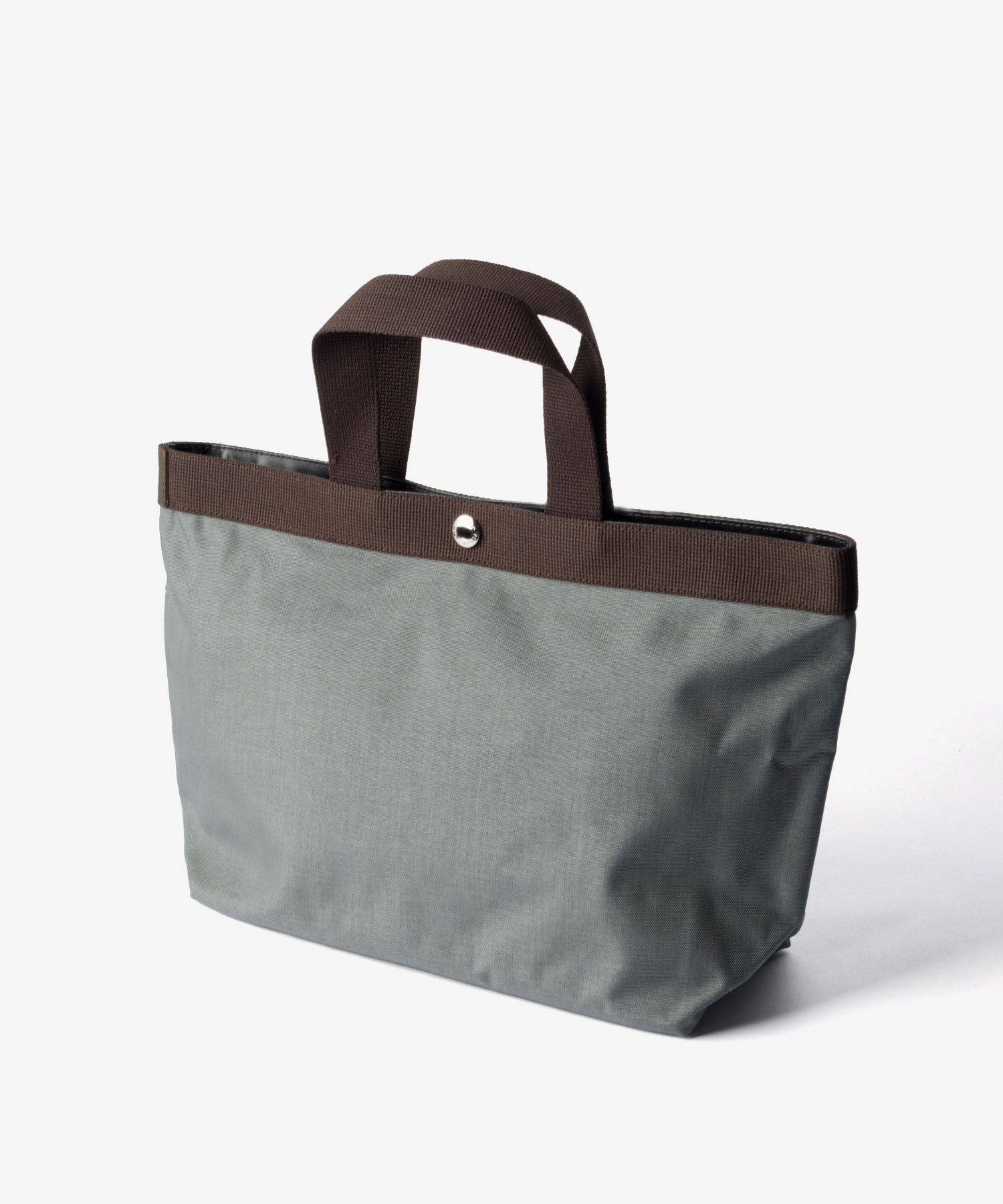 HERVE CHAPELIERCordura Nylon Square Tote B5 Size (M) コーデュラ