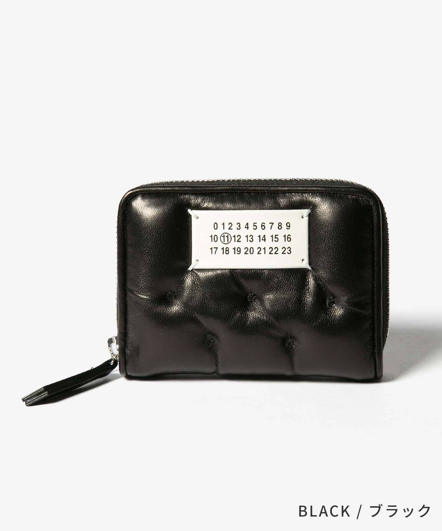 MAISON MARGIELAGLAM SLAM COIN HOLDER ZIP AROUND WITH KEYRING
