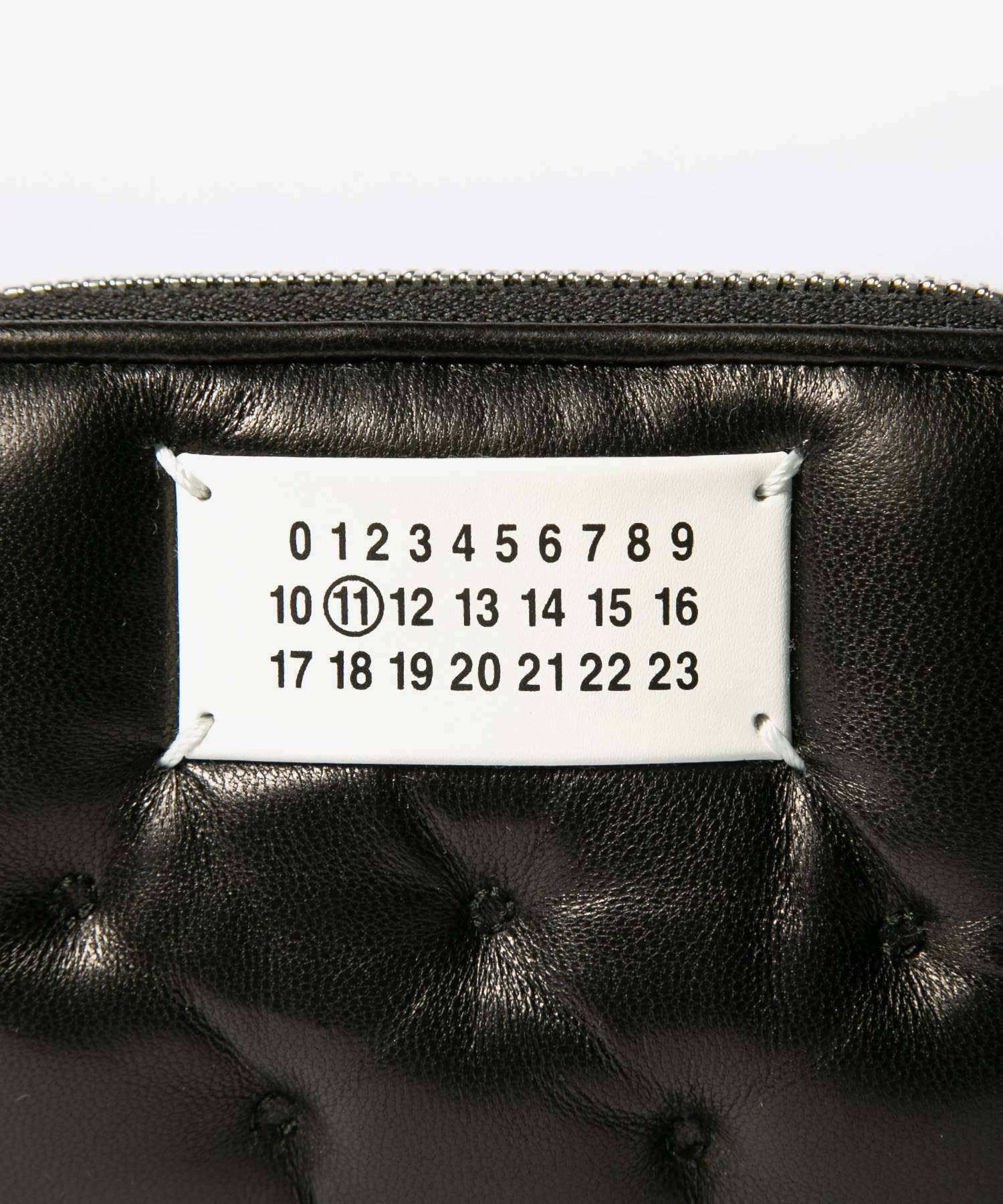 MAISON MARGIELAGLAM SLAM COIN HOLDER ZIP AROUND WITH KEYRING