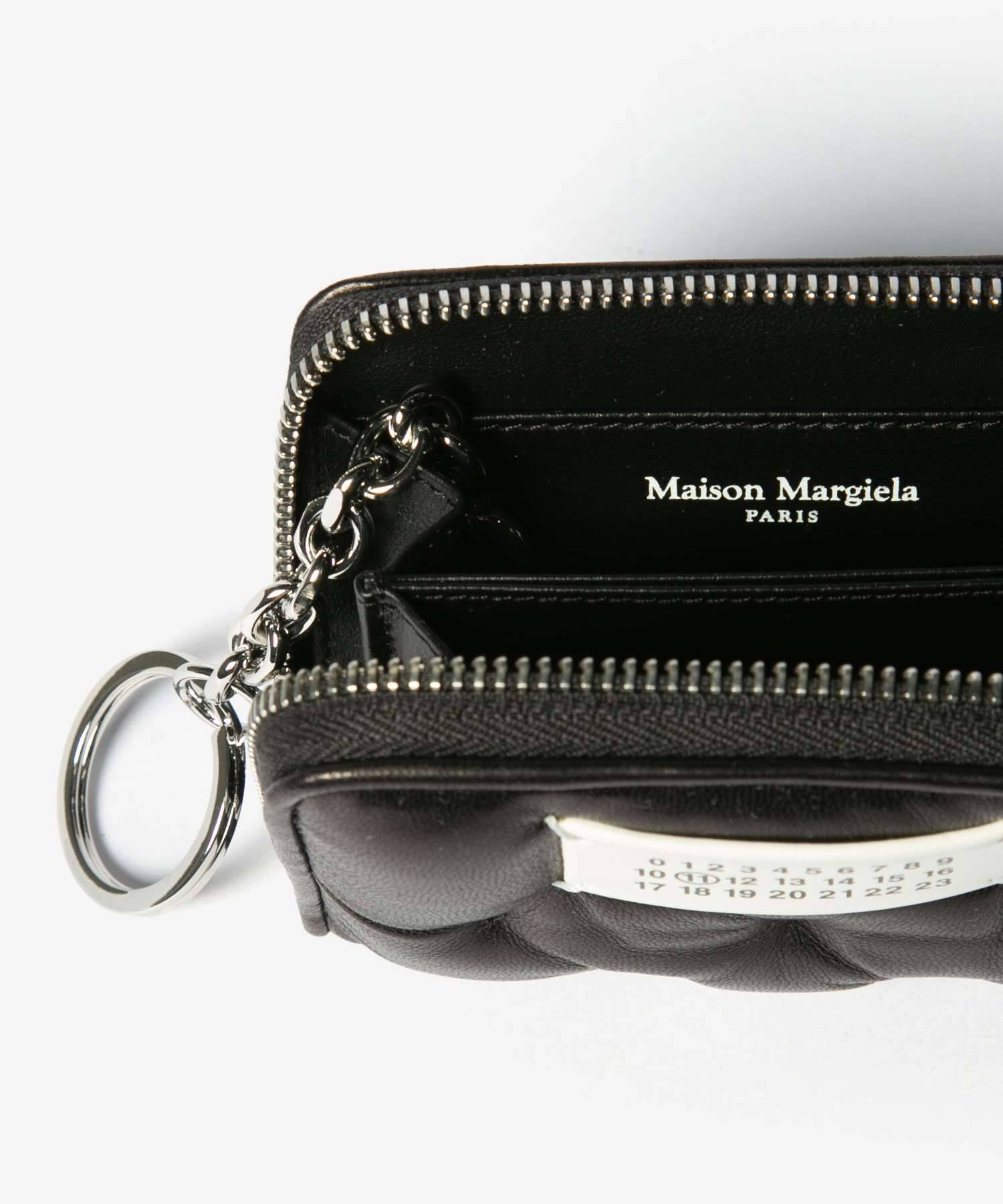 MAISON MARGIELAGLAM SLAM COIN HOLDER ZIP AROUND WITH KEYRING