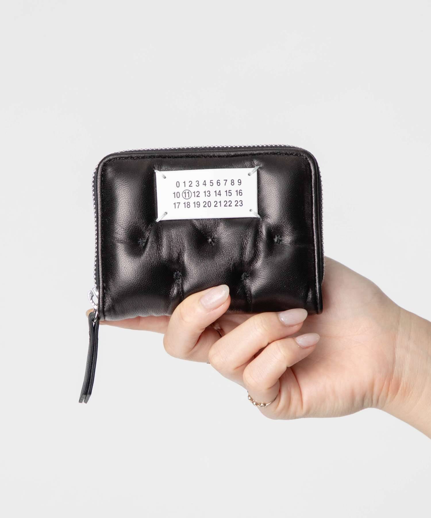 MAISON MARGIELAGLAM SLAM COIN HOLDER ZIP AROUND WITH KEYRING