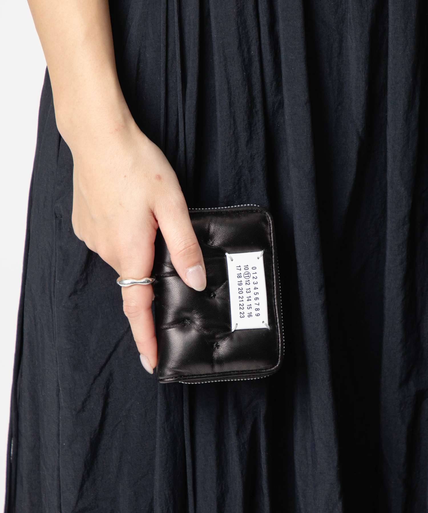 MAISON MARGIELAGLAM SLAM COIN HOLDER ZIP AROUND WITH KEYRING