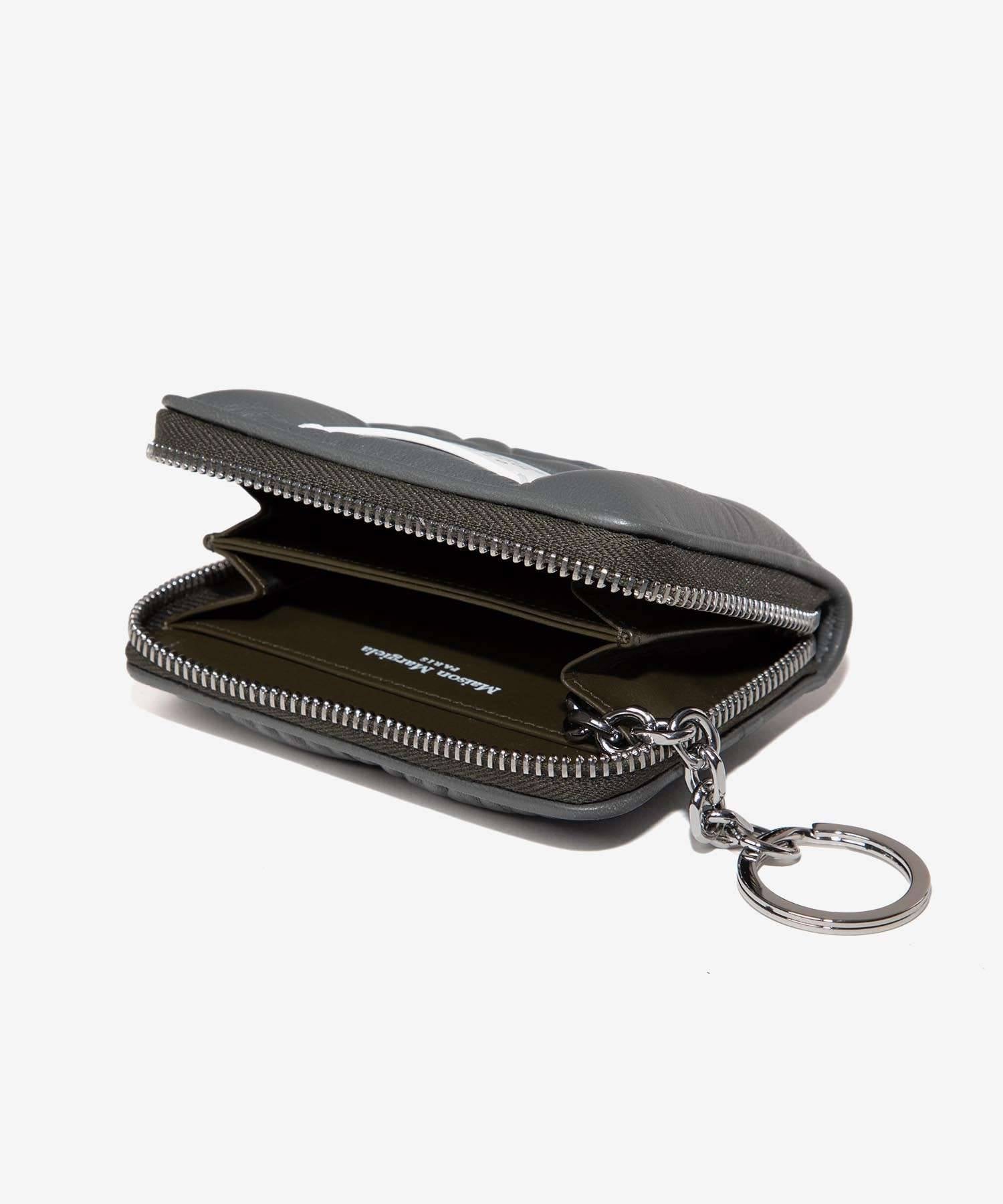 MAISON MARGIELAGLAM SLAM COIN HOLDER ZIP AROUND WITH KEYRING