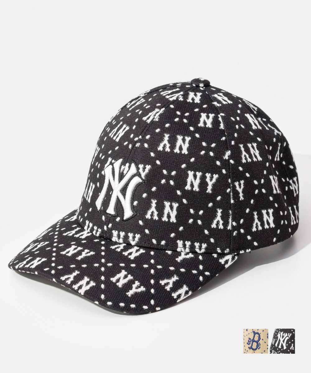 MLB KOREADiamond Monogram Structures Ball Cap BOSTON REDSOX
