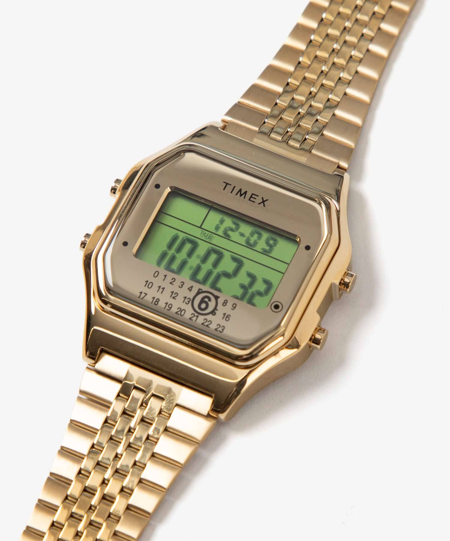 MM6MM6 Maison Margiela × TIMEX T80 GOLD-TONE GIFT SET W/EXTRA
