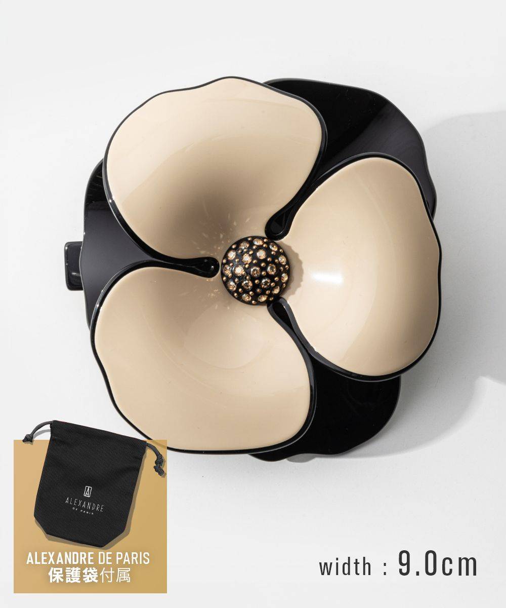 ALEXANDRE DE PARISTIMELESS BARRETTE CAMELIA SAINT HONORE