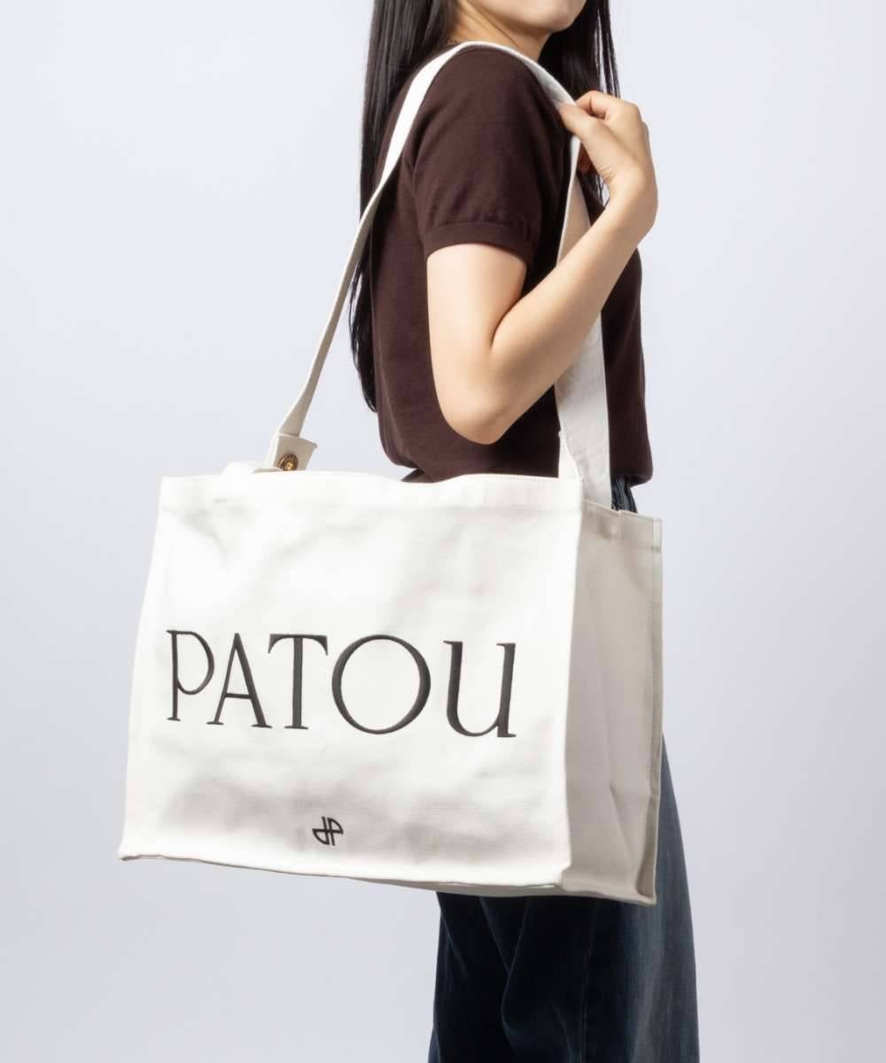 PATOUPATOU LARGE TOTE BAG コットンキャンバス パトゥトート ラージ